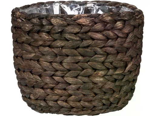 [90337113 1648688] scheurich Pflanzengefäss mit Folie 25 x 22.5 cm,  Braun