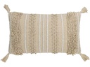 EGLO Leuchten Kissen Chevery Nature 35 x 60 cm, Beige