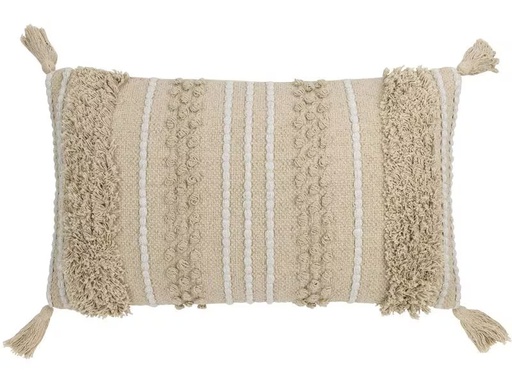 [90337285 1675320] EGLO Leuchten Kissen Chevery Nature 35 x 60 cm, Beige