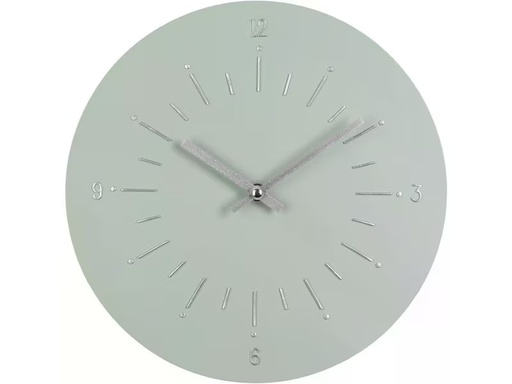 [90337372 1675324] EGLO Leuchten Wanduhr Takahagi Mint/Silber