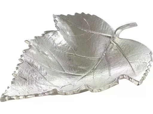 [90337377 1675329] EGLO Leuchten Dekoschale Blatt Forleyet Silber