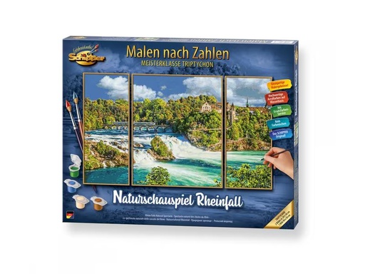 [90337436 1676356] Schipper Malen nach Zahlen Naturschauspiel Rheinfall