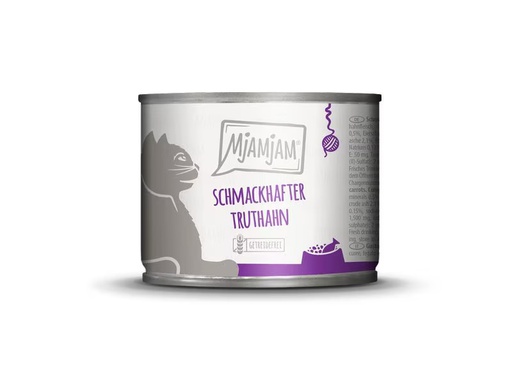 [90337503 1661769] Mjamjam Nassfutter Dose Truthahn &amp; Möhrchen, 200 g