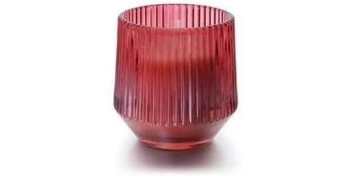 [90337506 1636606] balthasar Kerze im Glas Viento 9.7 cm x 9.5 cm, Rot