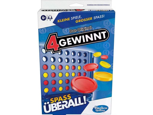 [90337610 1666551] Hasbro Gaming Familienspiel 4 gewinnt Kompakt -DE-