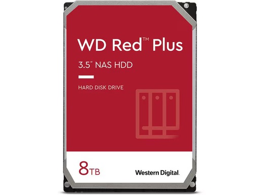 [90337754 1685269] Western Digital Harddisk WD Red Plus 3.5 SATA 8 TB