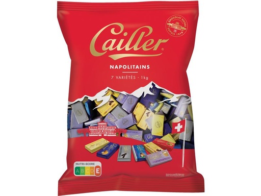 [90337908 1687470] Cailler Schokolade Napolitains 7 Variétés 1 kg