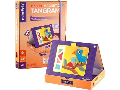 [90337984 1685564] mierEdu Kinderspiel Magnetisches Tangram – Starter Kit