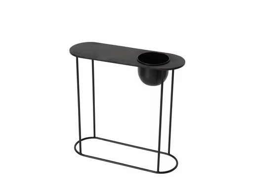 [90338017 1677303] Boltze Tisch Pluto 56 x 18 x 55 cm, Schwarz