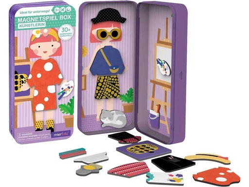 [90338054 1685553] mierEdu Kinderspiel Reise-Magnetspielbox – Künstlerin