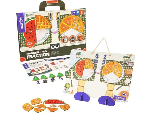 [90338096 1685547] mierEdu Kinderspiel Magnet Pad – Bruchrechnen