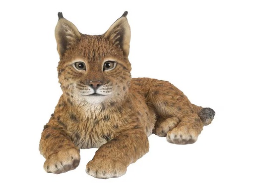[90338120 1681750] Vivid Arts Dekofigur Luchs 28 cm, Hellbraun