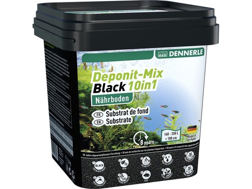 [90338219 1607586] Dennerle Nährboden Deponit-Mix Black 10 in 1, 9.6 kg