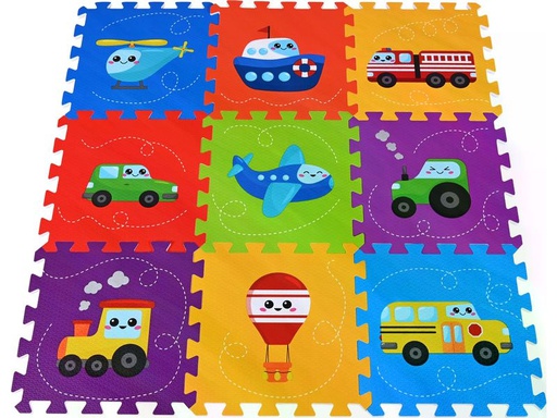 [90338228 1664341] Knorrtoys Puzzlematte Fahrzeuge 9-teilig