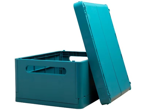 [90338229 1686072] Exacompta Ablagekorb Smart Case MAXI Skandi Pazifikblau
