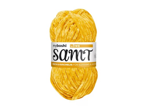[90338237 1688563] myBoshi Wolle Chenille Samt Löwe 100 g, 100 m