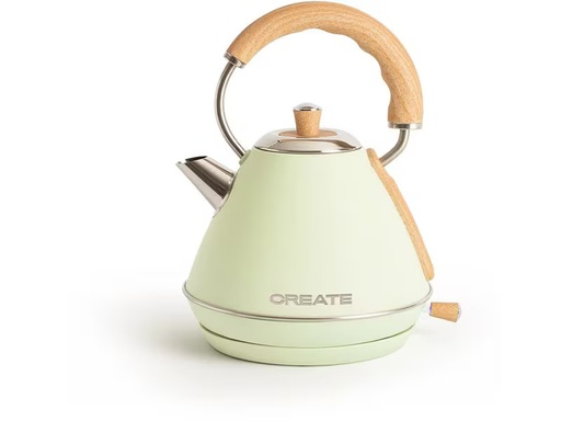 [90338334 1674771] Create Wasserkocher Retro M 1 l, Pastelgrün