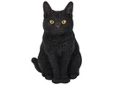 Vivid Arts Dekofigur Katze Sitzend, 19.5 cm, Schwarz