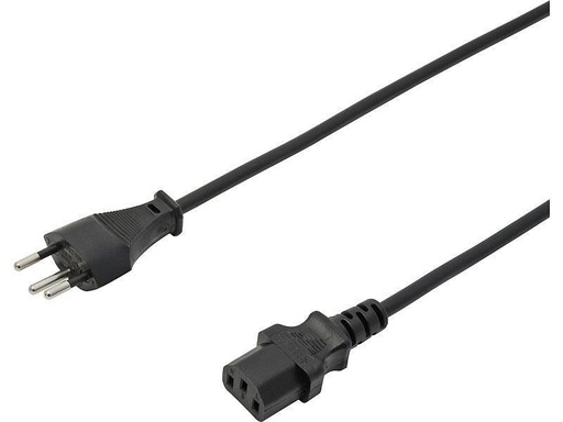 [90053982 750756] Diggelmann Netzkabel 1 m C13-T12