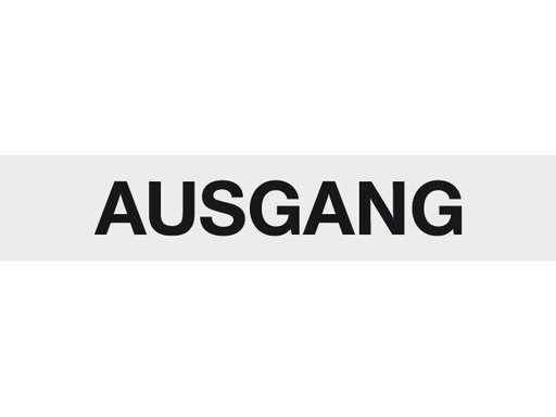 [90338457 1674388] Bätschmann Hinweisschild Ausgang