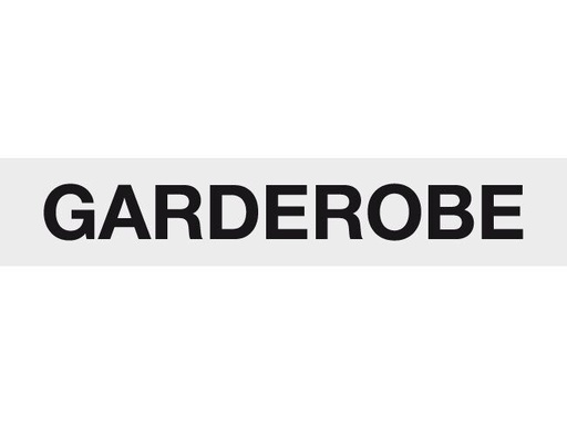 [90338482 1674392] Bätschmann Hinweisschild Garderobe