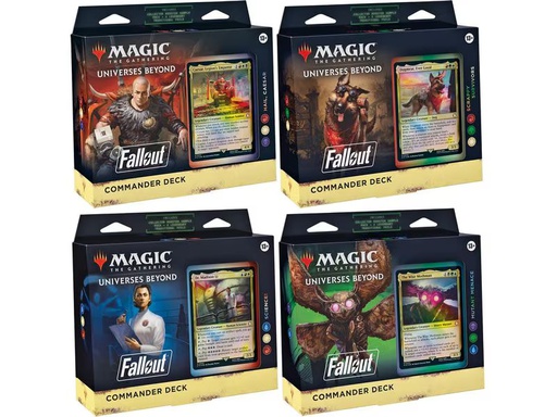 [90338627 1643772] Magic: The Gathering Universes Beyond: Fallout – Commander Decks Display -EN-