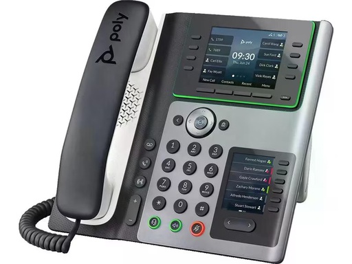 [90338674 1669729] Poly Tischtelefon Edge E450 Grau/Schwarz/Weiss