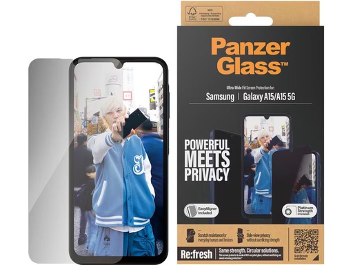 [90338704 1657696] Panzerglass Displayschutz Ultra Wide Fit Privacy Galaxy A15 / A15 5G