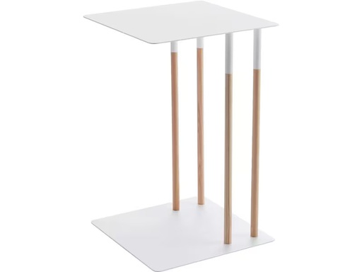 [90338754 1687648] Yamazaki Beistelltisch Plain 35 x 35 x 55 cm, Weiss