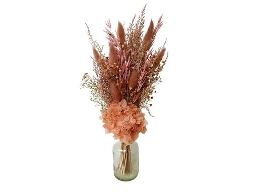 [90338773 1686275] Soli Collection Trockenblumen Celine Braun/Altrosa