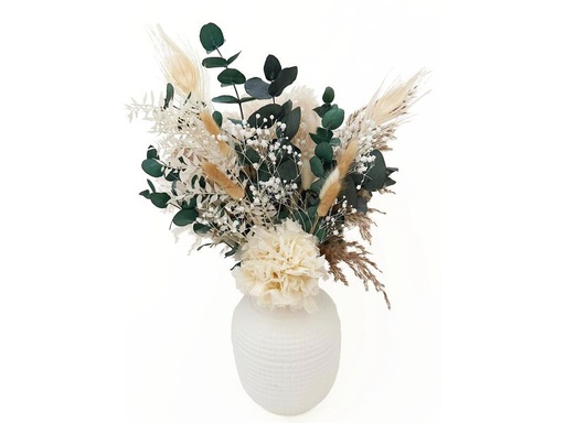 [90338800 1686276] Soli Collection Trockenblumen Isabelle Weiss-Gelb/Grün/Braun