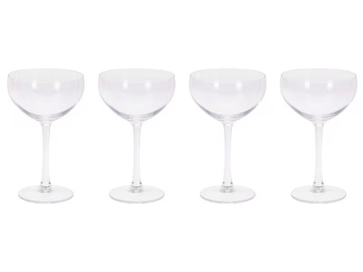 [90338811 1681321] FURBER Cocktailglas 240 ml, 4 Stück, Transparent