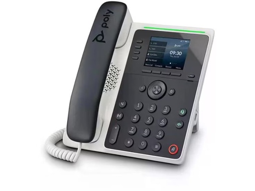 [90338827 1669725] Poly Tischtelefon Edge E220 Schwarz/Weiss