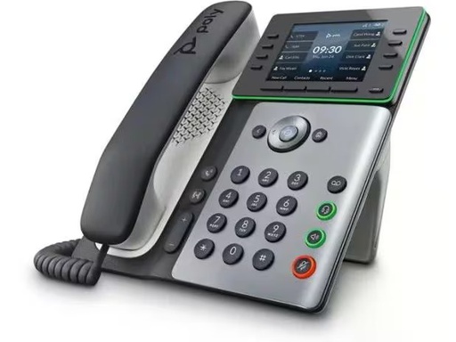 [90338844 1669728] Poly Tischtelefon Edge E350 Grau/Schwarz/Weiss