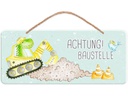 Grätz Schild Bauarbeiter 35 x 15 cm