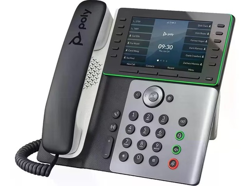[90338855 1669731] Poly Tischtelefon Edge E550 Grau/Schwarz/Weiss