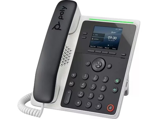 [90338901 1669724] Poly Tischtelefon Edge E100 Schwarz/Weiss