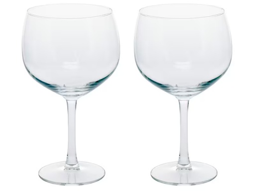 [90338903 1681318] FURBER Gin Glas 650 ml, 2 Stück, Transparent