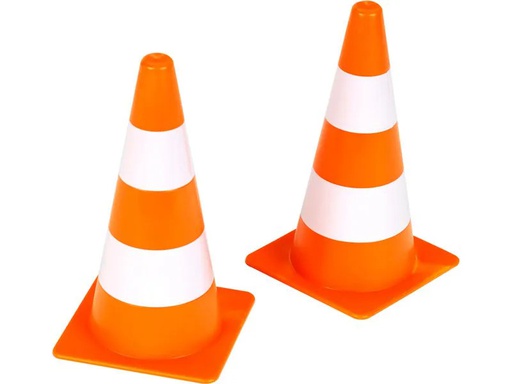 [90338909 1682756] Klein-Toys Strassenverkehr Pylonen Set 10 Stück