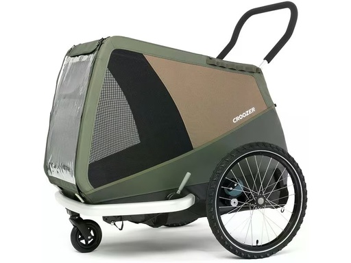 [90339074 1676595] Croozer Veloanhänger Dog Mikke XL, Moss Green