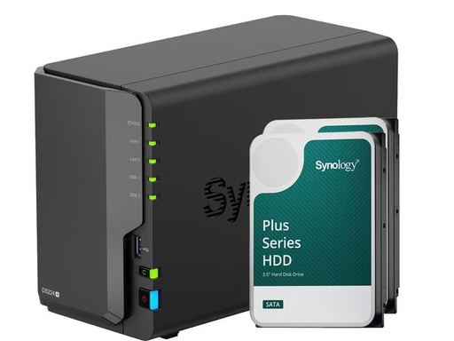 [90339176 1686016] Synology NAS DiskStation DS224+ 2-bay Synology Plus HDD 32 TB