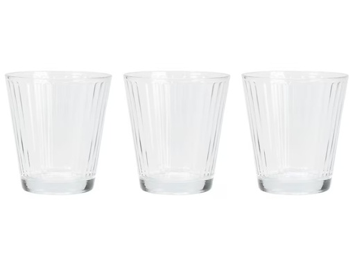 [90339275 1681327] FURBER Trinkglas 230 ml, 3 Stück, Transparent