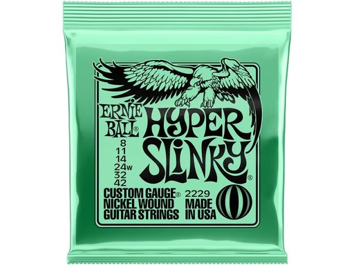 [90339287 1369695] Ernie Ball Gitarrensaiten 2229 Slinky Nickel – Hyper 8-42