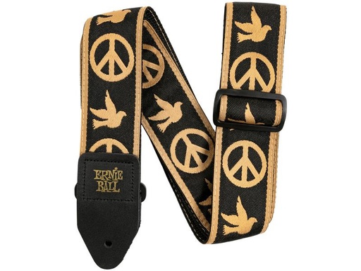 [90339290 1308573] Ernie Ball Gitarrengurt Jacquard Peace Love Dove