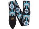 Ernie Ball Gitarrengurt Jacquard Albuquerque Blue