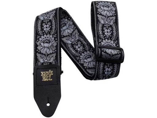 [90339305 1308561] Ernie Ball Gitarrengurt Jacquard Silver Orleans