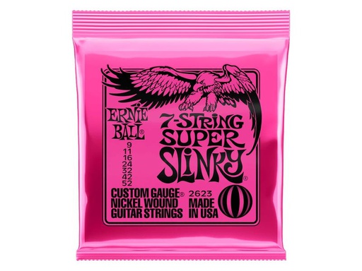 [90339340 1501653] Ernie Ball Gitarrensaiten 2623 7-String Super Slinky – 09-52