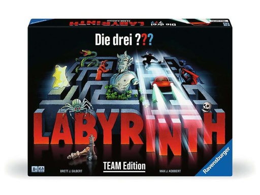 [90339370 1653329] Ravensburger Familienspiel Die drei ??? Labyrinth – Team Edition