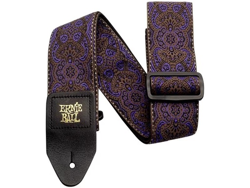 [90339496 1308566] Ernie Ball Gitarrengurt Jacquard Purple Paisley