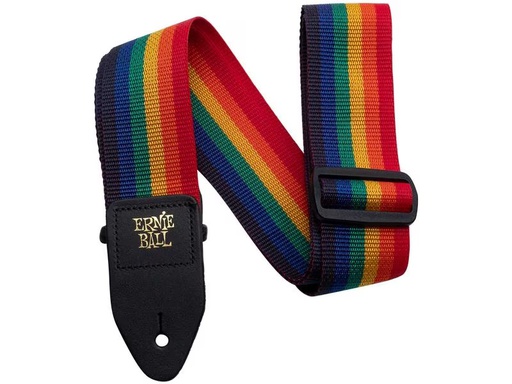 [90339615 890653] Ernie Ball Gitarrengurt Polypro Rainbow